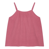 BIRKHOLM Muslin Top Hindbær Rosa